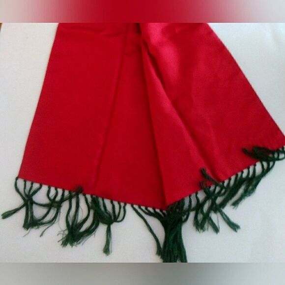 Men's Long Scarf Fringe Paisley Vintage - Picture 4 of 8